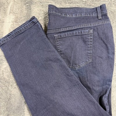 Gloria Vanderbilt Amanda Jeans Women 18W Dark Indigo Blue Tapered L22692RS-RNSW
