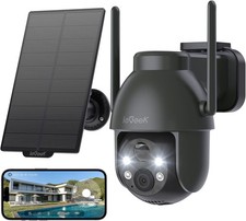 ieGeek 2K Solar Security Camera Outdoor Wireless Wifi CCTV Camera Systems,Alexa