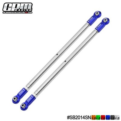 GPM SST Rear Upper 4-link Bar & 7075 Alloy Ends For LOSI 1/6 Super Baja Rey 2.0