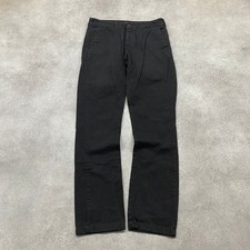 Dickies Trousers Womens 31" Straight Leg Workwear Cotton Pants, Black