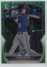 2023 Bowman Chrome Prospects Green Shimmer Refractor 76/99 Gavin Cross 1cc0