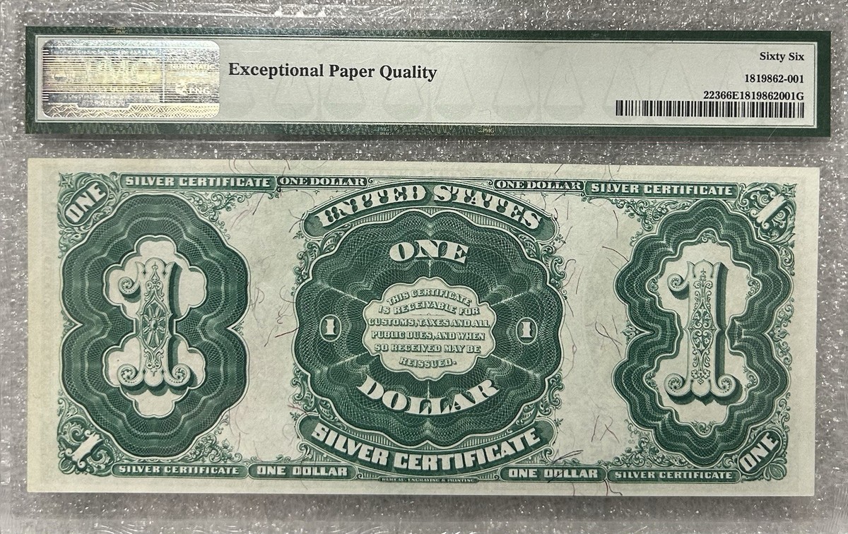 1891 $1 Silver Certificate FR.223 PMG 65 *EPQ* Gem Unc HIGH GRADE