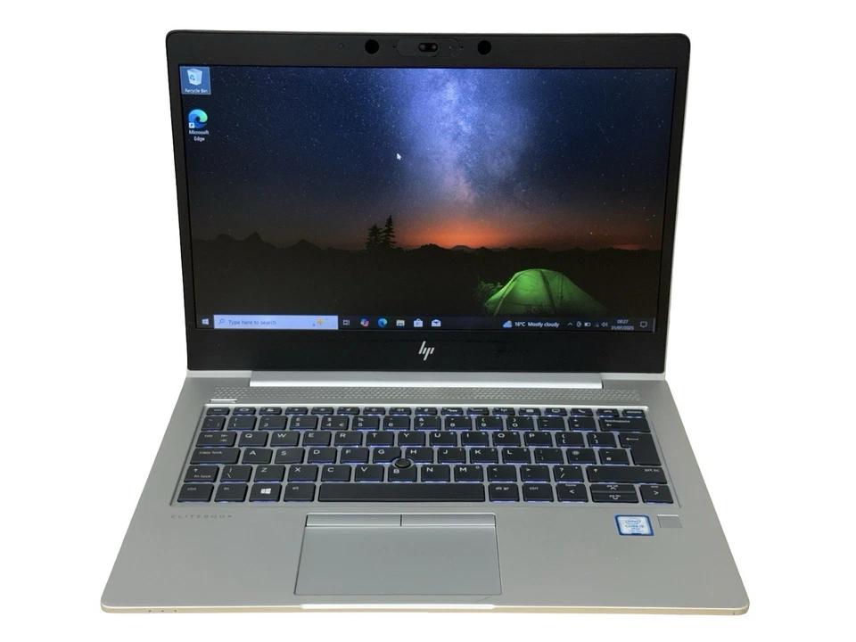 HP Elitebook 830 G5 13.3" i5-7300U 16GB RAM 256GB NVMe Windows 10 FHD Laptop HP2 - Image 2 of 4