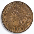 1905 Indian Head Penny Cent Extremely Fine (XF)