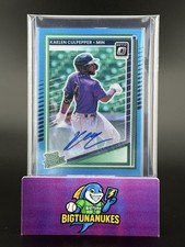 2025 Panini Donruss Optic Rated Prospects Kaelen Culpepper No.120 Blue Auto #/35