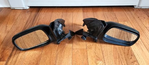 1988-91 HONDA CIVIC SIDE VIEW MIRRORS MANUAL LEFT & RIGHT OEM USED