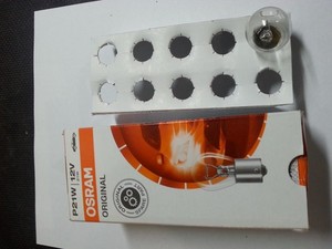 OSRAM Glühlampe Rückfahrleuchte ORIGINAL 7506 P21W 12V 21W Schachtel für VW GOLF