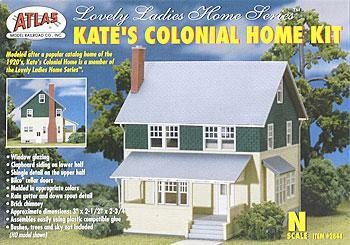 Atlas 2844 N Lovely Ladies Home Series Kate's Colonial Home - Kit | Condition: New