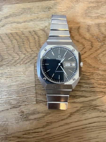Omega Mariner Seamaster Quartz Stahl Uhr Herren