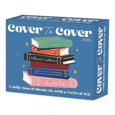 Willow Creek Press,  Cover to Cover 2026 Desk Calendar, 6.18'' X 5.43'', Desk Ca