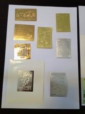 Lot Timbres Or Et Argent