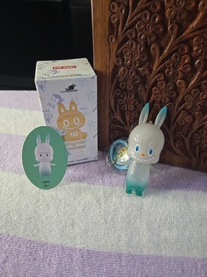 POPMART Labubu Puca Monsters 10th Anniversary Figure Keychain Pendant In Hand