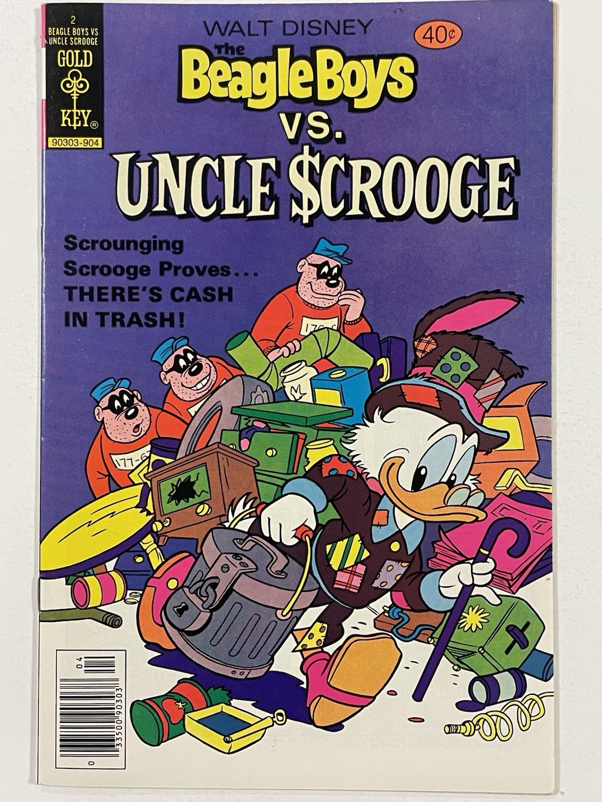 Walt Disney the Beagle Boys Versus Uncle Scrooge #2 (Gold Key Comics)