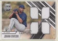 2017 Panini Elite Extra Edition Quad Materials 14/299 Johan Oviedo #QM-JO pn9