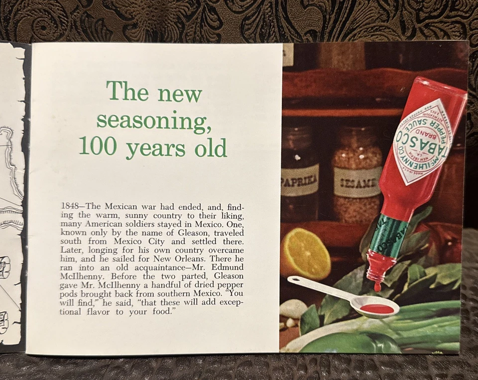 1967 ORIGINAL VINTAGE McILHENNY TABASCO The Art Of Seasoning Recipe Cook Book - Image 2 of 4
