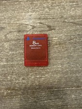 Sony PlayStation 2 8MB Memory Card Red