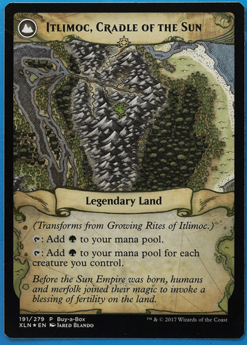 Growing Rites of Itlimoc (Buy-a-Box Promo) FOIL Ixalan NM (506980) ABUGames - Picture 2 of 2