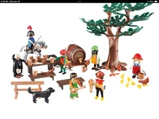 Playmobil 6464  Group Of Medieval Outlaws  - New, Sealed, Rare Free Shipping!