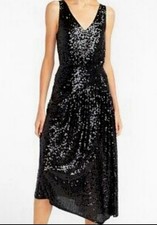 Express Women's Black Sequin Dress Size XS