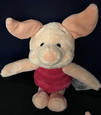DISNEY - 2 Piglet Plushes  Winnie the Pooh   Small 8 1/2''