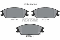 Bremsbelagsatz FÜR Hyundai Getz (Tb), Hyundai Accent II (Lc) - Textar 2101202