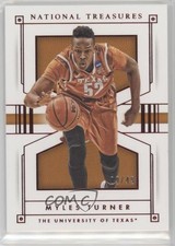 2016 Panini National Treasures Collegiate Red 9/49 Myles Turner #39 k1f