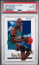 1996-97 SKYBOX E-X2000 ESSENTIAL CREDENTIALS ROY ROGERS ROOKIE PSA 8 NM-MT POP 6