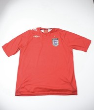 Vintage England 2006-2007 Away Soccer Jersey Football Shirt Kit Size L 0861