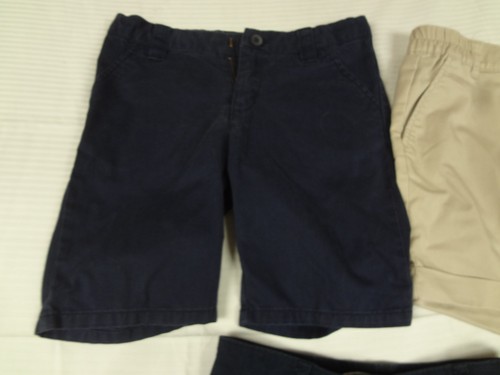 LOT OF 3 KHAKI AND NAVY GIRLS UNIFORM SHORTS OLD NAVY CHAPS CHEROKEE SIZE 7 #78 - Picture 3 of 11