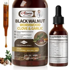 Parasite Cleanse Tincture/Extract-Wormwood, Black Walnut Hull, Clove 2oz