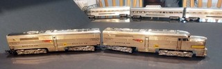 American Flyer S Guage Train Set Mfg 1950 Set No. 5008 Engines Cars and More