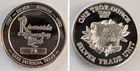 1982 Texas Mint 1 oz .999 Silver ~ Riverside Country Club, Lake Jackson, Texas