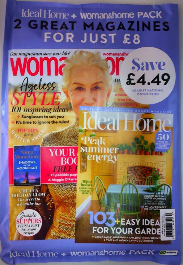 Ideal Home + Woman &Home July 2026 Dame Helen Mirren +Easy ideas for your garden