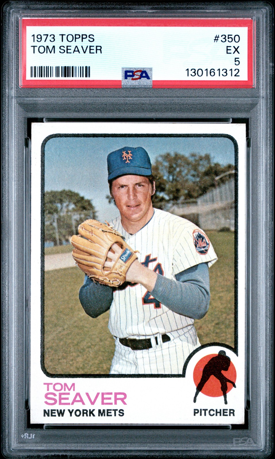 1973 TOPPS #350 TOM SEAVER PSA 5