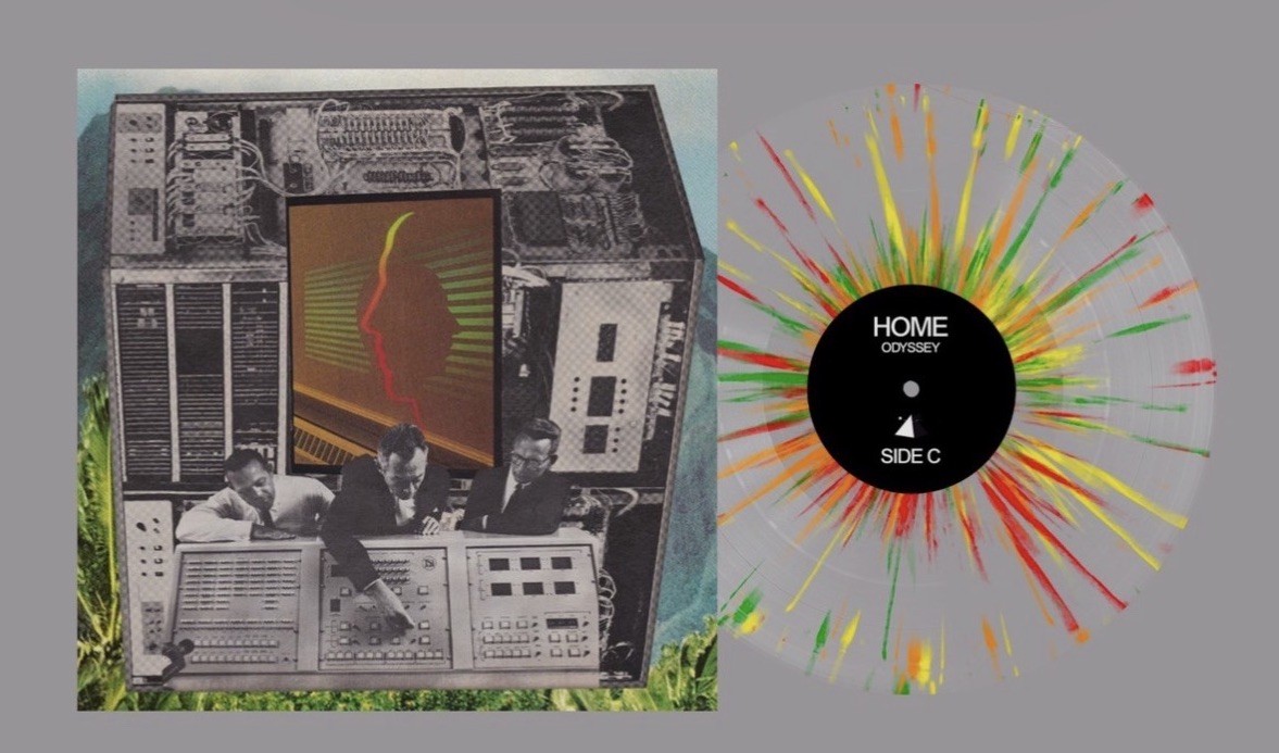 Home - “Odyssey” vinyl NEW Red/yellow/green Splatter
