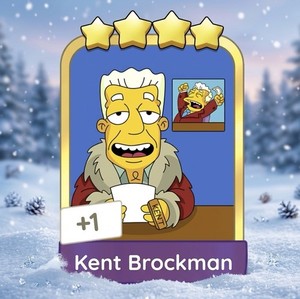 Kent Brockman - Golden Blitz - set 20 Monopoly go