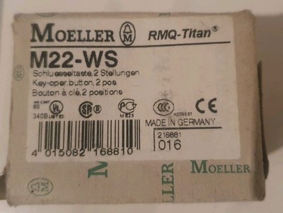 Eaton / Moeller RMQ-Titan Schlüsseltaste M22-WS (Art.-Nr. 216881).