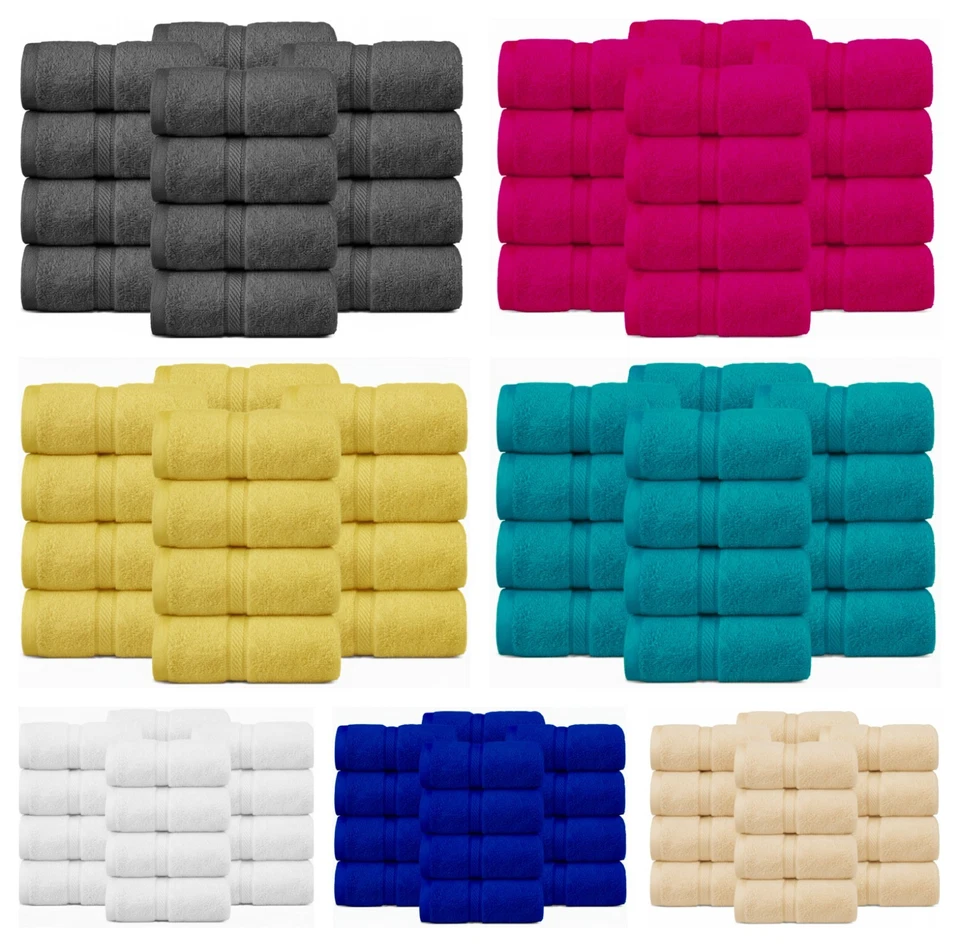 THREEFOLD STORE 12X Extra Large Jumbo Bath Sheets Egyptian Cotton Super Soft XXL Bath Towels Set