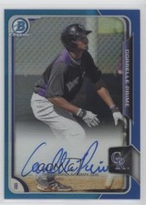 2015 Bowman Chrome Prospects Blue Refractor 78/150 Correlle Prime Auto 0o9