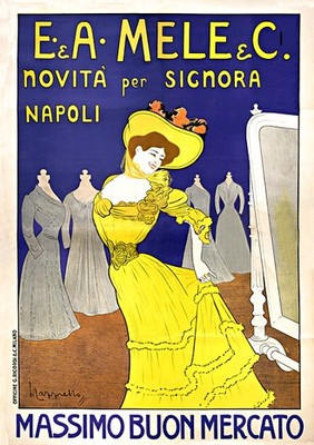 E. & A. Mele & C. Vintage Italian Advertising Poster - 24x36 Print