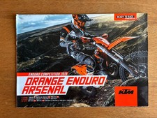 KTM Enduro UK Verkaufsprospekt / Poster 2019, inkl. 300 TPI, 250 EXE, EXC-F, XC