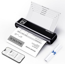 Portable Printer Wireless Travel F82 Inkless Bluetooth Thermal Printers
