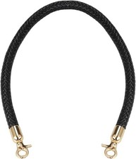 ALLZEDREAM Leather Shoulder Bag Straps Replacement Purse Handbag 11.8in Black