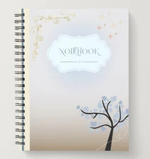 Printable Art Notebook Cover | DIGITAL FILE | Cute Printable Journal or Planner