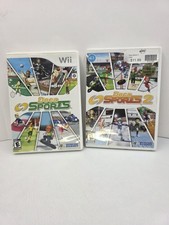 Deca Sports & Deca Sports 2 Nintendo Wii Complete CIB Cases Manuals Lot