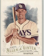 2016 Topps Allen & Ginter Richie Shaffer Rookie #341 RC Tampa Bay Rays