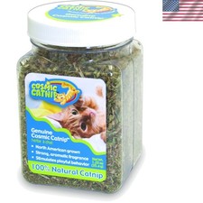 1.25 oz Jar of OurPet's High Potency Natural Catnip - For Active Playtime
