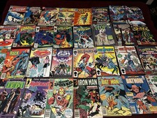 Comic Lot of 50 DC and Marvel Comic Books Golden Silver Bronze all grades WOW 