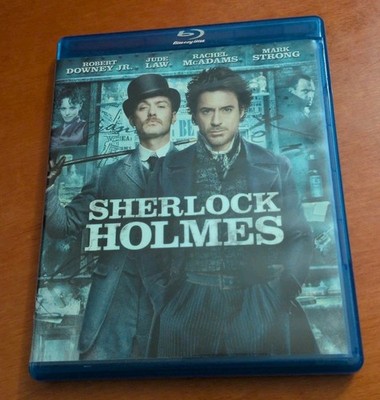 Sherlock Holmes Blu-ray Robert Downey Jr. Jude Law  Rachel McAdams  Mark Strong