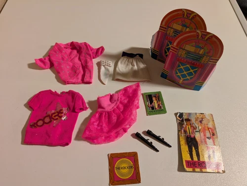 Vintage Barbie And The Rockers Clothing Posters Accessories 1980s
